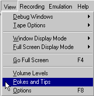 SPIN GUI screen 1