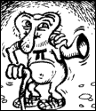 Piman with ear trumpet