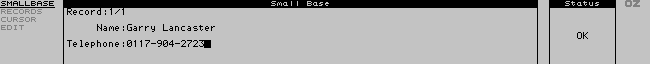 (Screenshot of Smallbase)