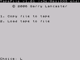 (TapeFile screenshot)
