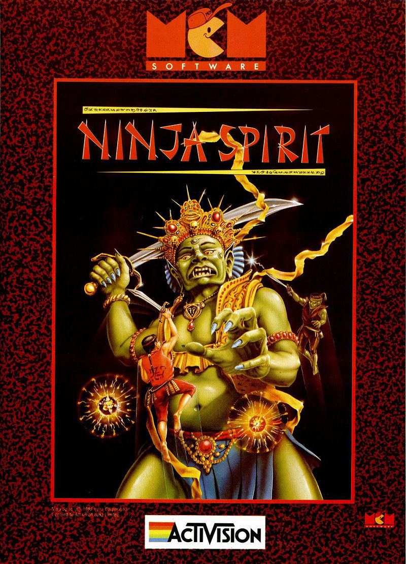 Ninja Spirit - Amiga Game Advertisement Scan