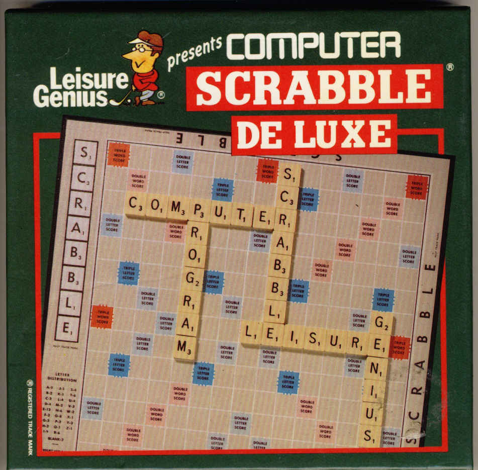 amiga Scrabble Deluxe Mini Box A Leisure Genius Game for The Amiga Tested&Working 