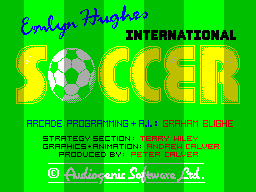 Emlyn Hughes International Soccer - ZX Spectrum