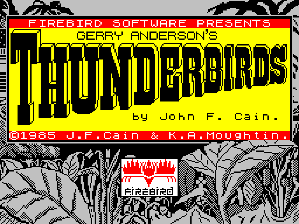 Thunderbirds Microcosm FireBird Commodore 64 Software 